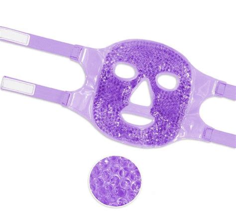 Reusable Cooling Gel Eye Face Masks For Hot Cold Therapy Swollen Face Migraines Inflamed Skin