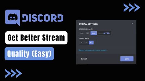 How To Get Better Stream Quality On Discord Easy Fix YouTube