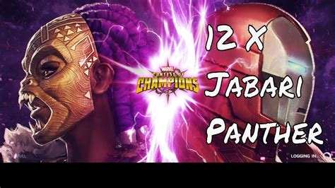 12 X Jabari Panther Crystal Opening Marvel Contest Of Champions Youtube