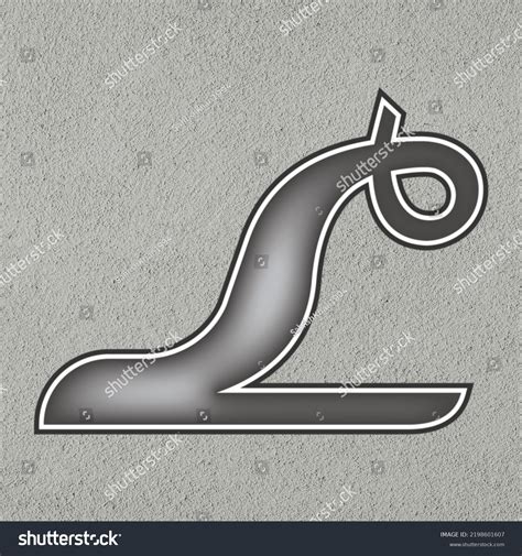 Letter Mark L Having Texture Background Stock Photo 2198601607 ...
