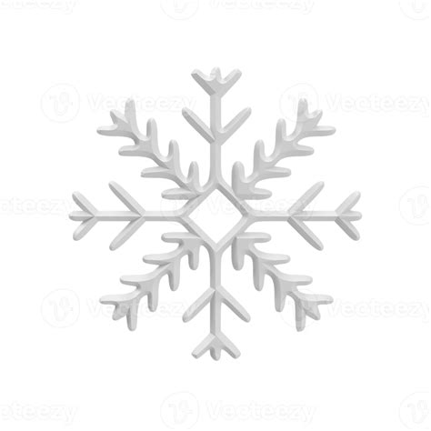 Snow Crystal 3d Render 13360751 Png