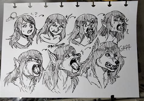 Female Werewolf Transformation Sequence