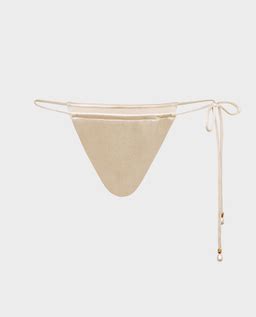 Damski złoty dół od bikini Rio SOLIE Moliera