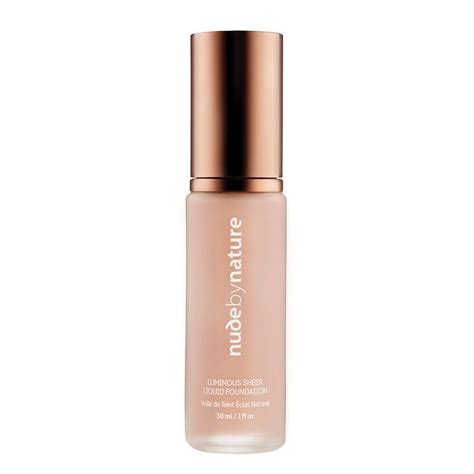 Buy Nude By Nature Luminous Sheer Liquid Foundation W Rose Beige Ml Online At Chemist Warehouse