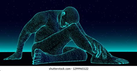 Embarrassed naked man Más de vectores de stock y arte vectorial con licencia libres de