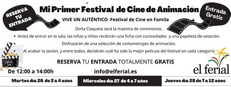 Mi Primer Festival De Cine De Animación Centro Comercial El Ferial Parla