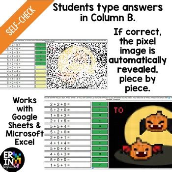 Addition With 3 Addends Adding 3 Numbers Pixel Art Math Practice Pumpkins