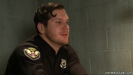 TS Fuck Colleague In Interrogation Room