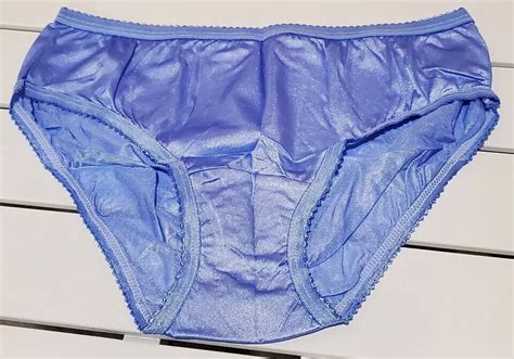 Shadowline Bikini Panty Shiny Nylon Wide Gusset 9 2XL Gem