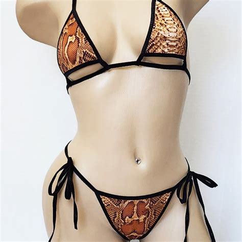 Micro Extreme String Bikini Etsy