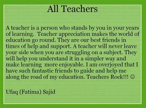 Student Testimonials Testimonials Student Teacher Appreciation