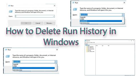 How To Delete Run History In Windows Youtube