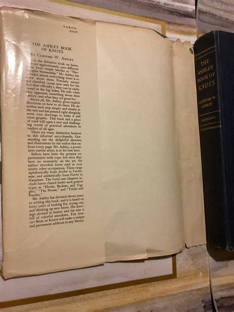 The Ashley Book Of Knots By Clifford W Ashley 1944 Vintage Very Rare