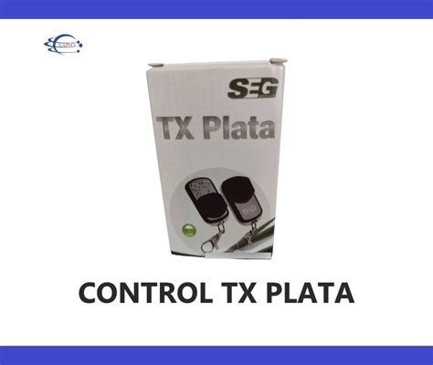 Kit Control Remoto Seg Tx Plata Puertas Autom Ticas Meses Sin