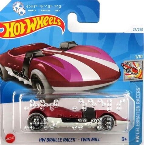HW BRAILLE RACER TWIN MILL Autko HOT WHEELS Seria Allegro Pl