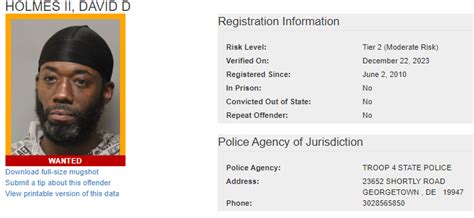 Delaware State Police S O A R Searching For Wanted Sex Offenders