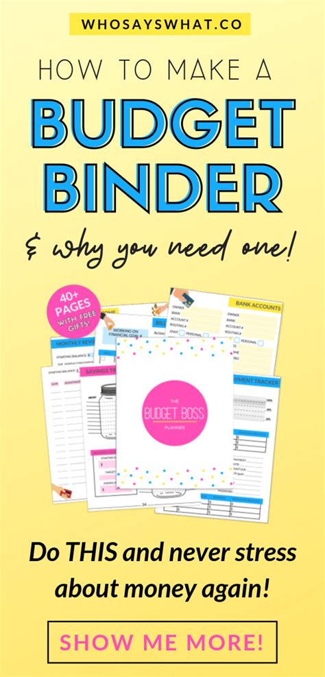 How To Make A Budget Binder Diy Style Making A Budget Budget Binder