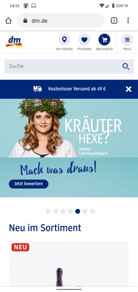 dm.de: die dm-Drogerie im Internet MyPaketshop Ratgeber