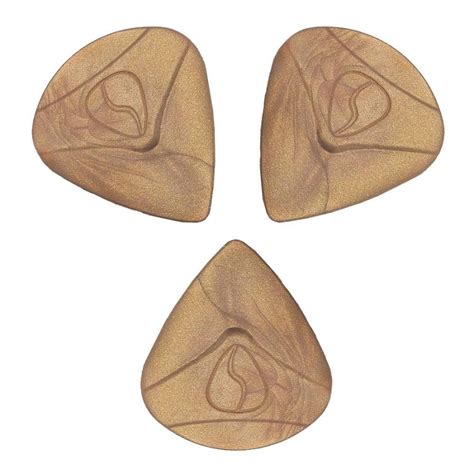 ギターピック 3枚 セット Anatomy of Sound Bikini Jazz 3 pack bronze Medium flex