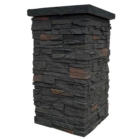 Nextstone Country Ledgestone 30 In X 16 In Appalachian Gray Faux Polyurethane Stone Siding