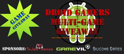 Game Giveaway Week Winners - Droid Gamers