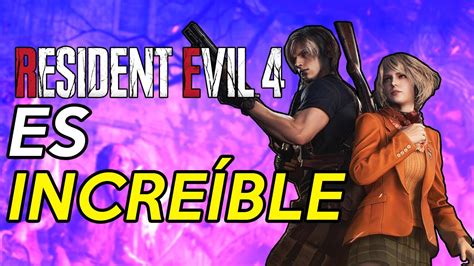 Resident Evil 4 remake es INCREÍBLE YouTube