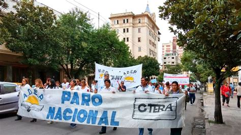 Paro Docente 7M Multitudinaria Marcha De Docentes Y Trabajadores En Jujuy