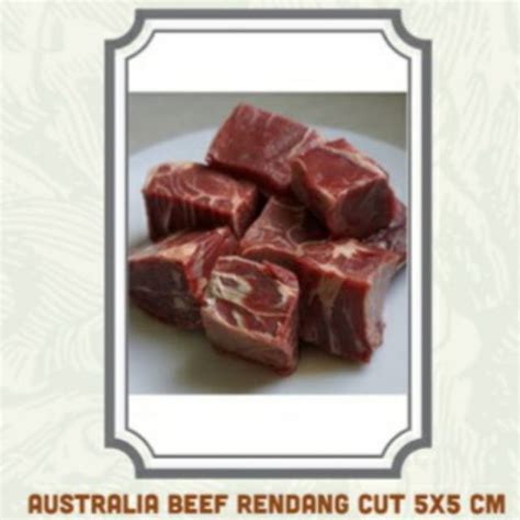 Jual Picknfresh Australia Beef Rendang Cut X Cm Daging Sapi Australia