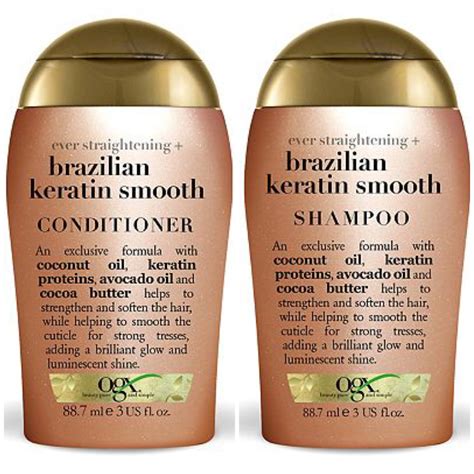 Brazilian Keratin Shampoo And Conditioner Set