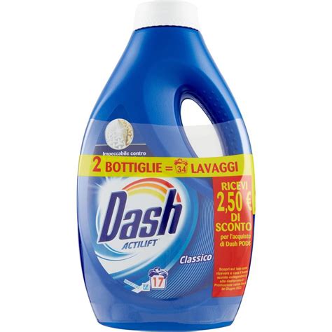 Detersivo Lavatrice Liquido Classico 34 Lavaggi DASH 1 PZ Coop Shop