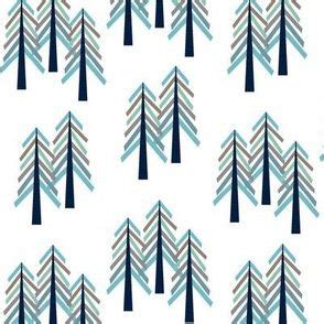 Shop Over 1 Million Fabric Designs Spoonflower Blue Tree