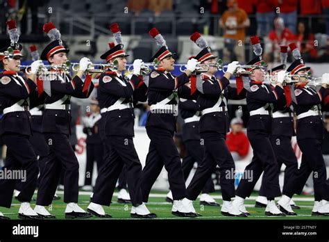 The Ohio State University Marching Band During A Pregame Performance