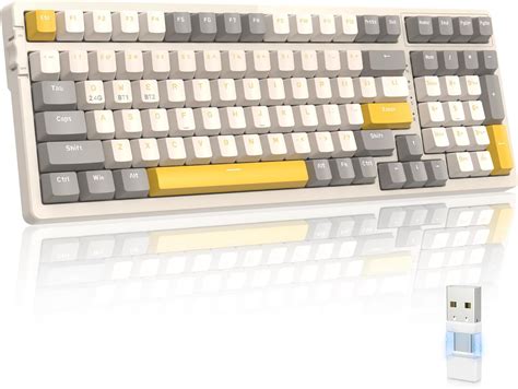 Amazon ZIYOU LANG 96 Wireless Mechanical Gaming Keyboard 2 4G USB Type C BT5 0 Hot