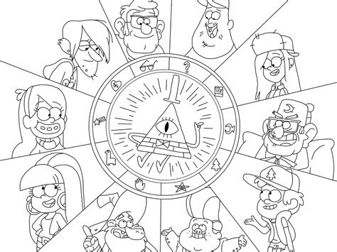 Dibujos De Gravity Falls Para Imprimir Dibujos Para Colorear Porn Sex