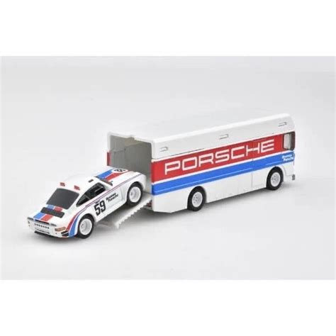 HOT WHEELS PORSCHE Euro Hauler Team Transport Car Culture NEUF EUR