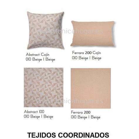 Cojin Kim Beige De Tejidos Jvr Tonica Hogar