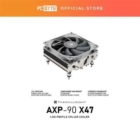 Thermalright Axp X Series Mm Low Profile Cpu Air Cooler Grey