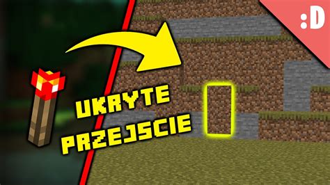 Ukryte Przej Cie W Minecraft Na Czerwon Pochodnie Youtube