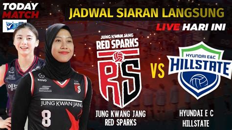 Live Red Spark Vs Hyundai Hillstate Korean Women S Volleyball V