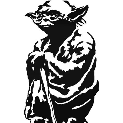 Yoda Silhouette Svg 585 Svg Png Eps Dxf File Free Download Svg