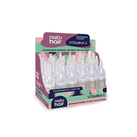 Ampola De Vitamina E Para Os Cabelos - Natuhair Vitamina E Ampola Capilar 24x10ml - Carrefour