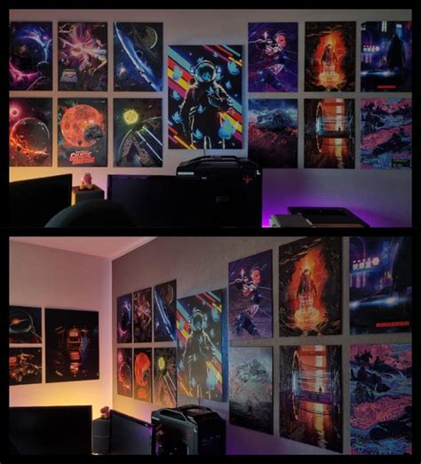 Updated/Upgraded my Space Wall : Displate