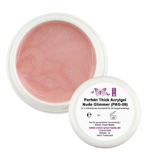 Perfect Thick Acrylic Gel Nude Glimmer Pag Extra Thick Ml For Flawless Nail Art Fast