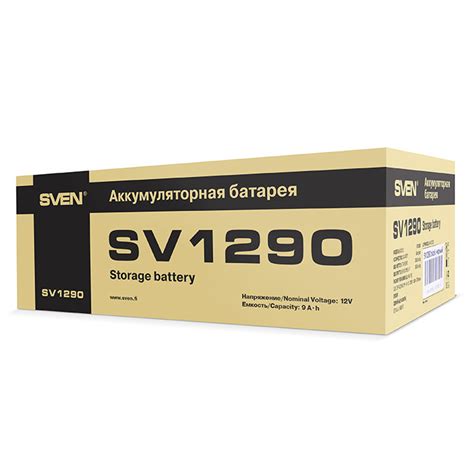 Аккумулятор SVEN SV1290 – купите новые аккумуляторы по низкой цене ...