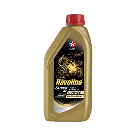 CALTEX HAVOLINE SUPER 4T FULLY SYNTHETIC 10W 50