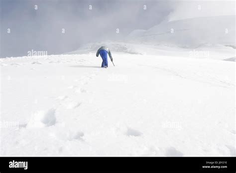 Climbing The Cotopaxi Volcano Ecuador Stock Photo Alamy