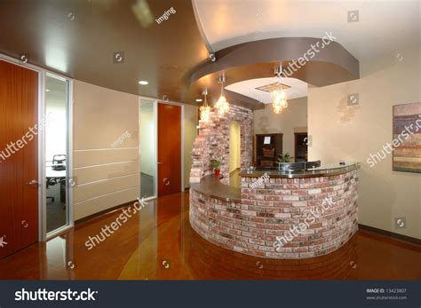 Modern Front Desk Office Stock Photo 13423807 | Shutterstock