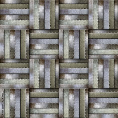 seamless metal tiles texture Stock Illustration | Adobe Stock