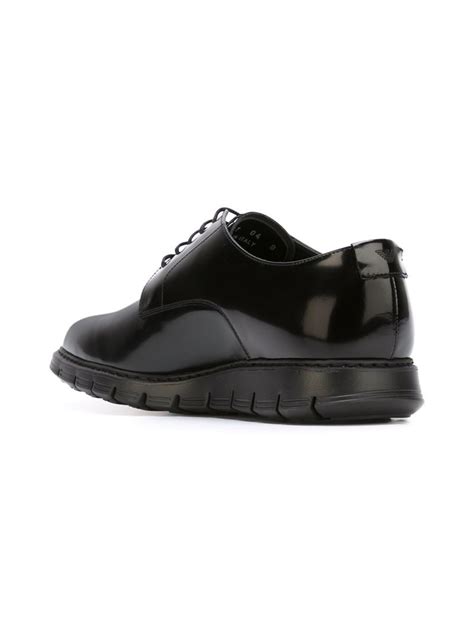 Lyst Emporio Armani Lace Up Shoes In Black For Men