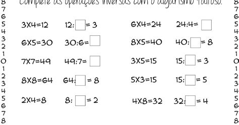 Operação Inversa Da Multiplicação - 7